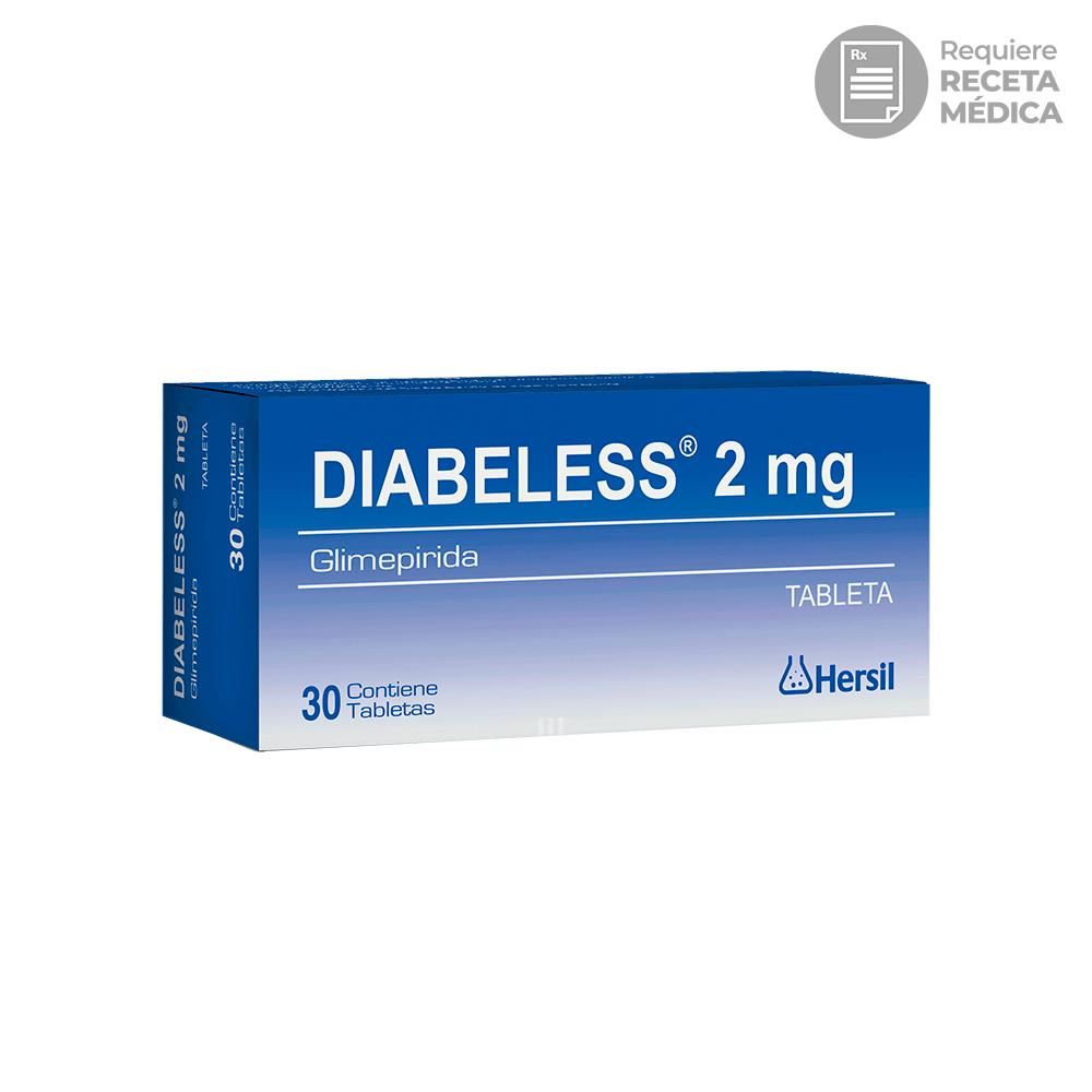 Diabeless 2 mg Tabletas
